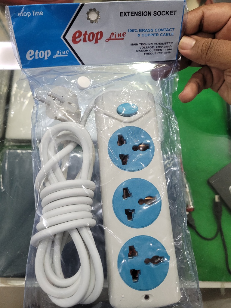 Etop Line 3-Socket Universal Extension