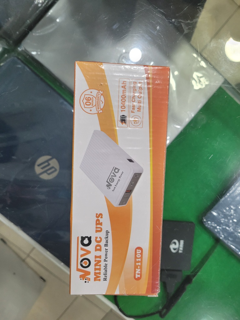 Nova TN-110U 10400mAh Mini DC UPS & Reliable Power Backup for Wi-Fi Router & ONU